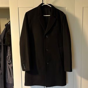 Gap Wool Topcoat in Black - Medium